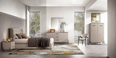 ESF Silvia Juego de Dormitorio King 6 Piezas Hecho en Italia por Status Italy Foto 1 de 4