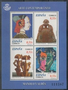 SPAGNA 2012 Arte contemporanea, Manolo Valdés BF MNH** - Imagen 1 de 1