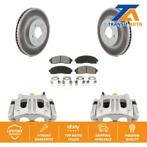 Front Brake Caliper Coat Rotor & Semi-Metallic Pad Kit For Chevrolet Equinox Vue - Picture 1 of 1