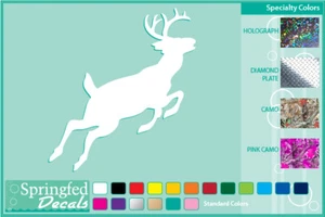 BUCK Deer cut vinyl decal #2 car truck window Hunting sticker Deer Hunt - Foto 1 di 1
