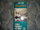 1994 MIAMI DOLPHINS MEDIA GUIDE Yearbook Press Book Program NFL DON SHULA AD