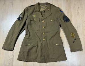 WW2 dated US Army Air Corps Air Force Enlisted Ranks Jacket Uniform Size 40R - Picture 1 of 23