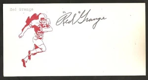 RED GRANGE Autograph Cache / Envelope JSA Authenticated ~ Auto ~ Football - Picture 1 of 1
