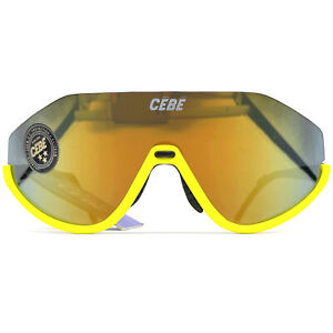 NOS vintage CEBE 1727 "SPORT" sunglasses - France 90s - Large - Mirrored - Wrap