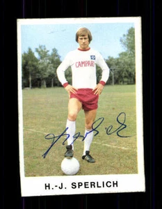 Hans-Jürgen Sperlich Hamburger SV Bergmann Sammelbid 1975-76 Orig. Sign+ A 69867 - Picture 1 of 2