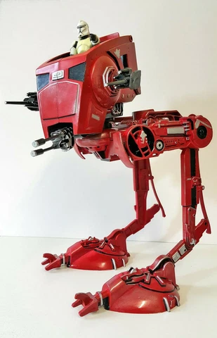 Vintage Star Wars AT-ST Scout Walker + Stormtrooper 1982 Kenner Palitoy ROTJ Cover