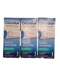 Clearblue Schnelldetektion Schwangerschaft 3 Gesamttest Ex.31.12.2026 - Bild 1 von 4