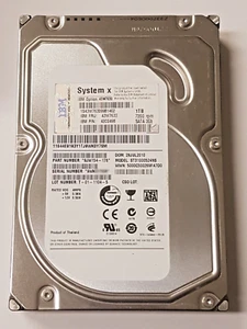 1 TB SATA IBM System X 43W7630 7200RPM 32MB HDD 3.5" Hard Drive - Picture 1 of 1