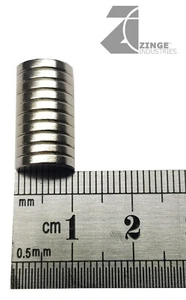 Imán de tierras raras Zinge Industries 10 mm de diámetro 1 mm de espesor N35 x 10 A-MAG10 - Imagen 1 de 1
