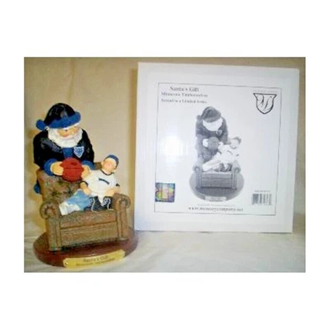 Minnesota Timberwolves NBA Basketball Christmas Figure "Santa's Gift" new 2001 Cover