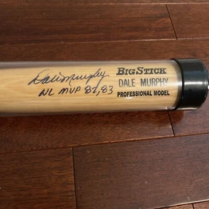 Dale Murphy SIGNIERTE gravierte Fledermaus NL MVP 82 83 Atlanta Brave HANDSIGNIERT - Bild 1 von 5
