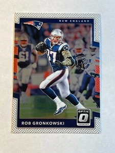 Rob Gronkowski 2017 Panini Donruss Optic #79 New England Patriots - Picture 1 of 2