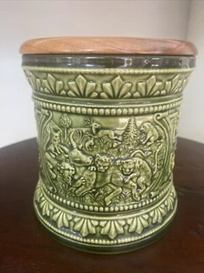 MARZI & REMY #1735 Ceramic Tobacco Humidor Made In Germany - Picture 1 of 9