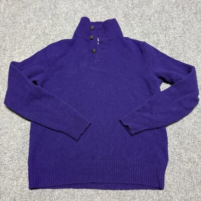 VTG Polo Ralph Lauren Sweater M Angora Rabbit Fur Merino Wool Shawl Collar - Image 1 of 4