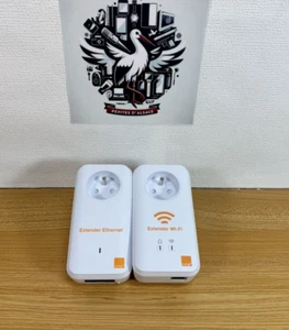 Lot 2 CPL Extender Wifi +Ethernet Liveplug Orange Pour Livebox MT2769 Excellent - Imagen 1 de 8