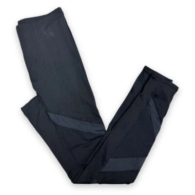 HUE 黑色塑形打底裤女式 S 码网眼插入全新无标签 — 第 1/4 张图片