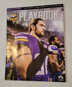 NFL Playbook Minnesota Vikings vs Washington Redskins 7 novembre 2013 MOA Field - Foto 1 di 5