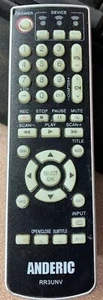Control remoto ANDERIC RR3UNV para 10505, 152147, 41905, 500c, CL015, CL032 - Imagen 1 de 3
