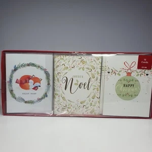 Tarjetas de Navidad de WHSmith x 15 tarjetas/3 diseños - Imagen 1 de 7