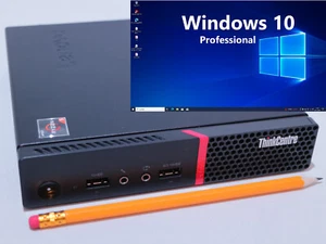 Mini PC con Windows 10 Pro Lenovo ThinkCentre M715q pequeña AMD Ryzen 5 Radeon RX Vega - Imagen 1 de 15