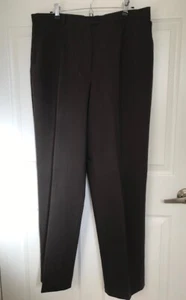 ZANELLA Slacks Trousers Pants Women's Sz:16 Tall Lined Belt Loops Pockets Italy - Picture 1 of 12