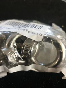 5. Eyebolts Ring Screw Stainless Steel Hook Ring Bolts Eye Screws Fastener - Picture 1 of 2