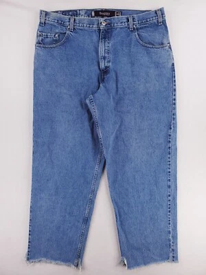 Vintage Silvertab Baggy Wide Leg Jean Men Sz 40x32 Hip Hop Grunge Y2K Distressed - Image 1 of 4