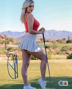 Paige Spiranac SEXY Autographed Signed LPGA Golf 8x10 Photo BAS Beckett COA - Picture 1 of 2