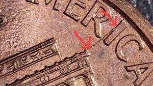 1998 P Lincoln Memorial Penny Die Crack On Reverse Error - Picture 1 of 5