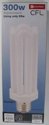 Utilitech CFL 300W/65W Daylight-E39 Base-4200 Lumens - Non-Dimmable - Combo Ship - Image 1 of 2