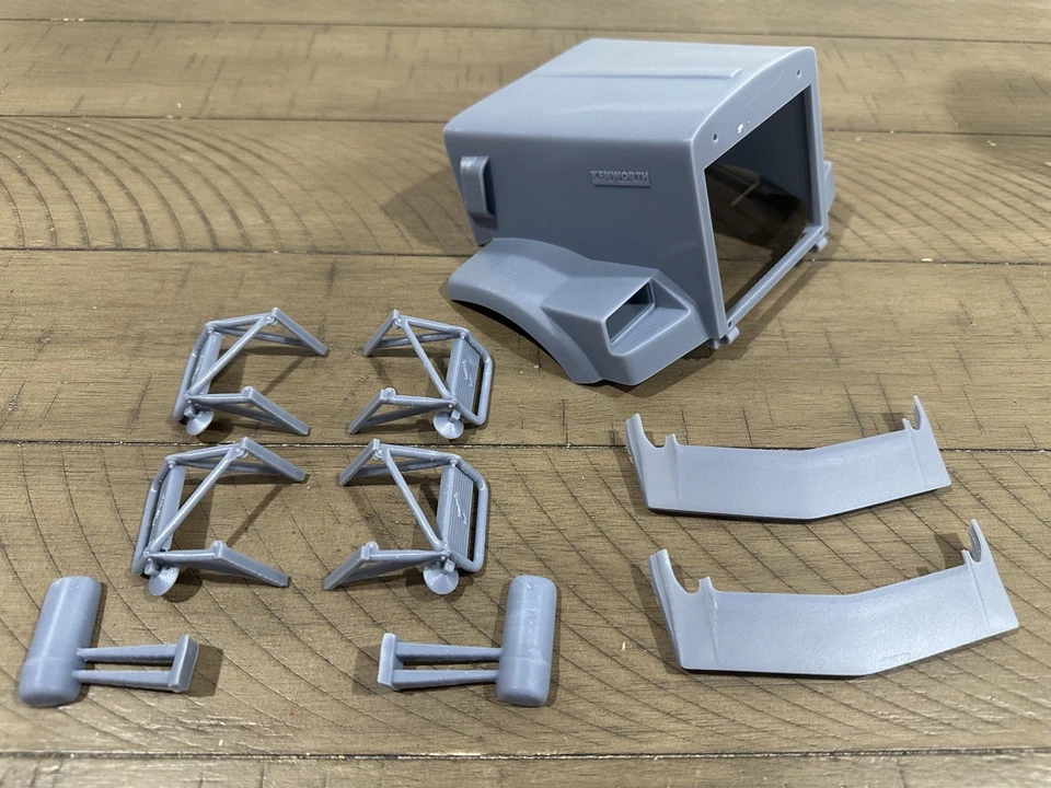 rc tamiya 1/14 triple axle fenders Kenworth T800 W900  Peterbilt King Hauler 379 - Image 1 of 1