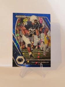 Saquon Barkley 2021 Prizm Draft Picks #88 No Huddle Blue Disco SP Penn State - Bild 1 von 2