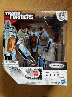 Transformers Generations Thrilling 30 Voyager Class Hasbro 2012 Whirl - Immagine 1 di 3