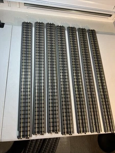 SET BESTEHEND AUS 7 MTH Realtrax 30" langen geraden Gleisstücken Spur O - Bild 1 von 10