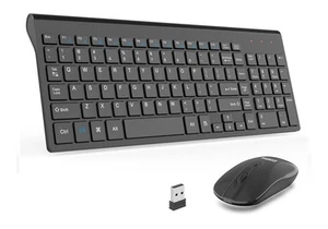 LeadsaiL Wireless Keyboard and Mouse Combo - Photo 1/7