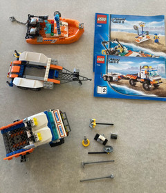 LEGO City 7726 Coast Guard Truck & Boat &ndash; Incomplete, Instructions Included