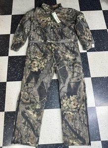 New! VTG Mossy Oak Breakup Camo Quilted Insulated Mens XL Coveralls USA - Picture 1 of 13