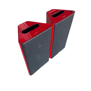 Monster Clarity HD Model One Powered Speakers Pair Red New Sealed - Picture 1 of 8