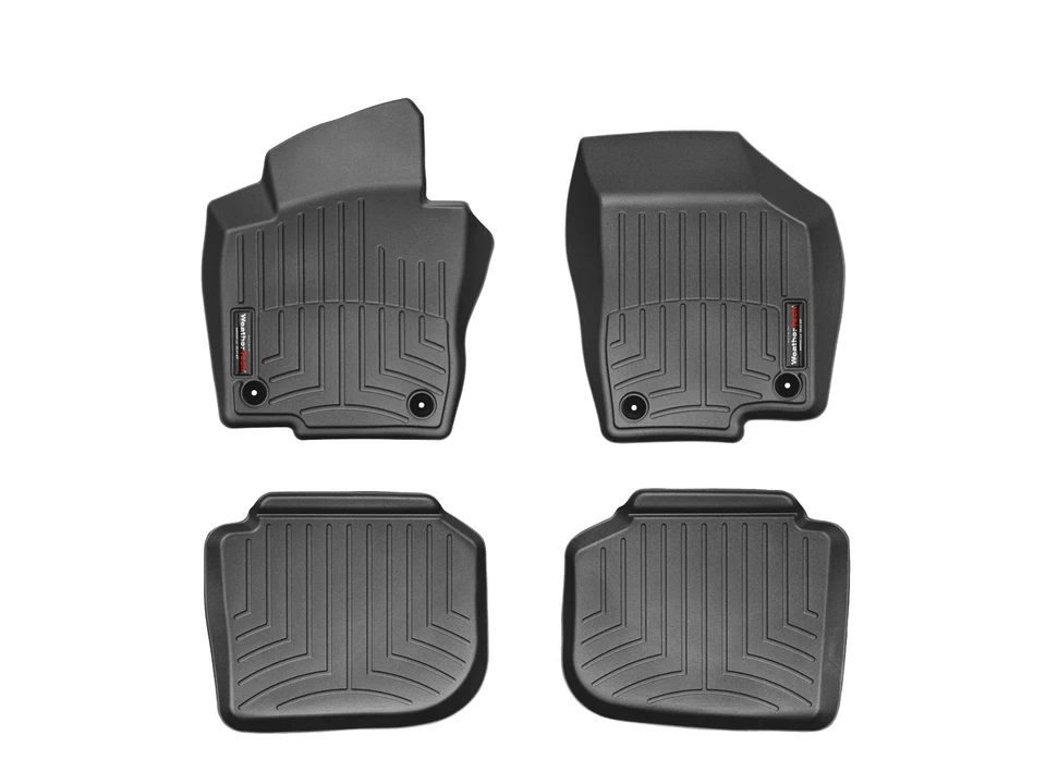 Forro de piso WeatherTech para VW Passat 2012-2019 - 1ª y 2ª fila, negro Foto 1 de 4