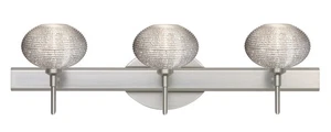 Besa Lighting 3SW-5612GL-LED-SN Lasso Bathroom Vanity Light Satin Nickel - Picture 1 of 1