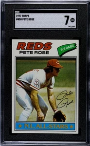1977 Topps PETE ROSE Cincinnati Reds #450 SGC 7 NM - Picture 1 of 2