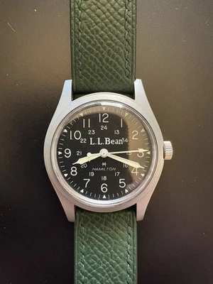 Hamilton Khaki Field Watch mechanical LL Bean - Image 1 of 4