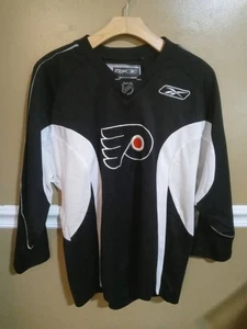Vintage Black Reebok CCM Philadelphia Flyers Pratice Jersey Size Youth XL 18/20 - Picture 1 of 4