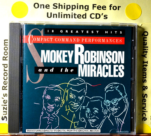 CD Smokey Robinson & the Miracles 18 Greatest Hits EX- NICE -Mickey's ...