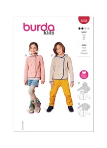 Burda Style Children's Jacket Sewing Pattern for Kids B9236 - Picture 1 of 8