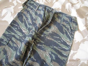 TIGER STRIPE Trousers ARMY Camouflage Vietnam War Special BUSHCRAFT Forces W36 - Picture 1 of 10