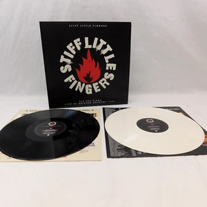 STIFF LITTLE FINGERS Fly the Flags Live Brixton Academy 1991 White Vinyl LP - Bild 1 von 12