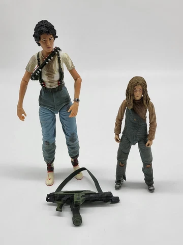 NECA Aliens 30th Anniversary Ripley Rescuing Newt Deluxe Action Figures - Loose Cover