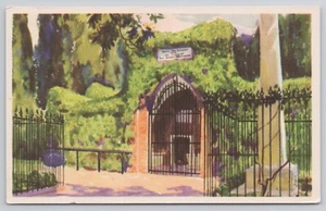 Tomb at Mount Vernon George Washington Home MVLA 1934 Postcard - Picture 1 of 2