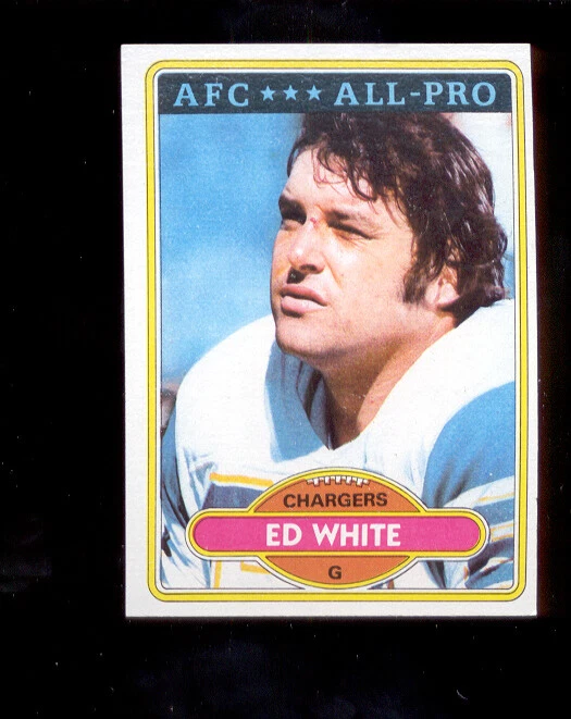 1980 Topps ED WHITE San Diego Chargers AFC All Pro Card - Image 1 of 1